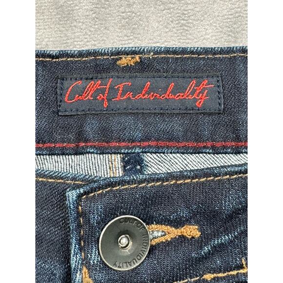 Cult of Individuality Bohemi Boot Cut Jeans Womens Size 30 distressed tall 33”L - Picture 2 of 16